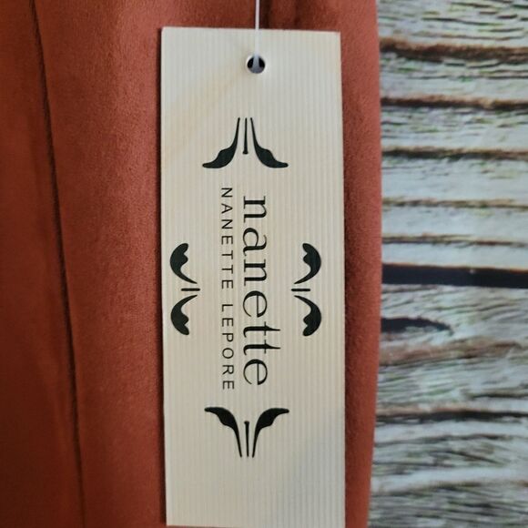 "Nanette Lepore" Woman's pants Size: large spice color tapered,soft material NWT - Picture 3 of 7